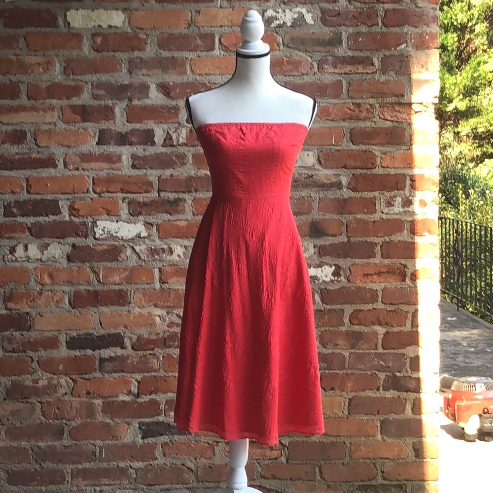 J crew strapless dress size 4